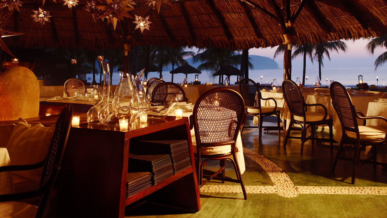 Thompson Zihuatanejo, A Beach Resort, By Hyatt Ресторан фото